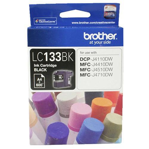 Brother LC-133BK Black Ink Cartridge - MFC-J6520DW/J6720DW/J6920DW and DCP-J4110DW/MFC-J4410DW/J4510DW/J4710DW and DCP-J152W/J172W/J552DW/J752 Brother LC-133BK Black Ink Cartridge - MFC-J6520DW/J6720DW/J6920DW and DCP-J4110DW/MFC-J4410DW/J4510DW/J4710DW and DCP-J152W/J172W/J552DW/J752